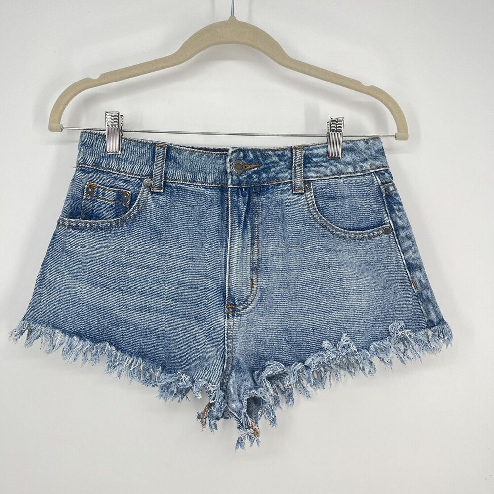 RVCA Shorts Womens 27 Elle Raw Cut Off Short Festival Booty